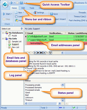 Advanced Email Verifier Screenshot